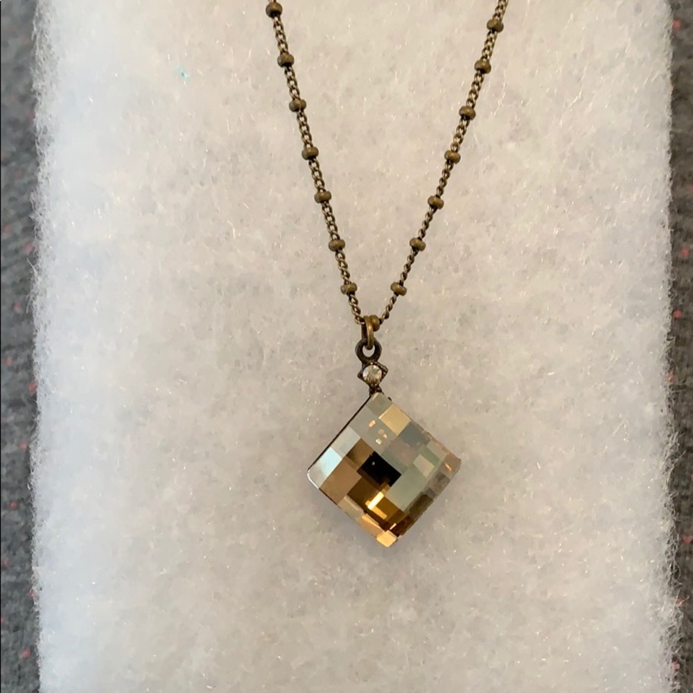 Anne Koplik Square Pendant Necklace